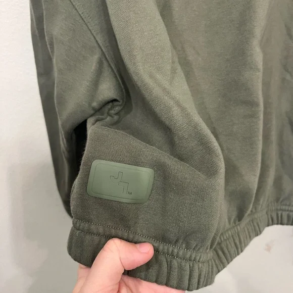 JoyLab Olive Green Women's Crop Top - Picture 4 of 4